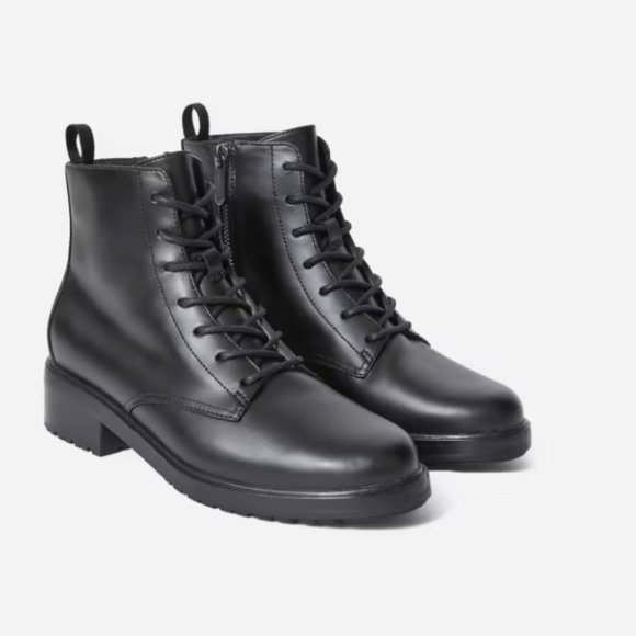 Everlane Shoes - Everlane Modern Utility Lace-up Boot Black